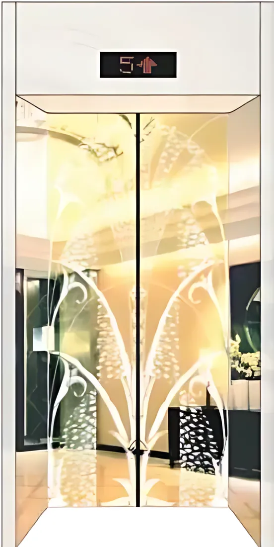 AS-HV05 · Cửa tầng hoa văn – phối cảnh sảnh