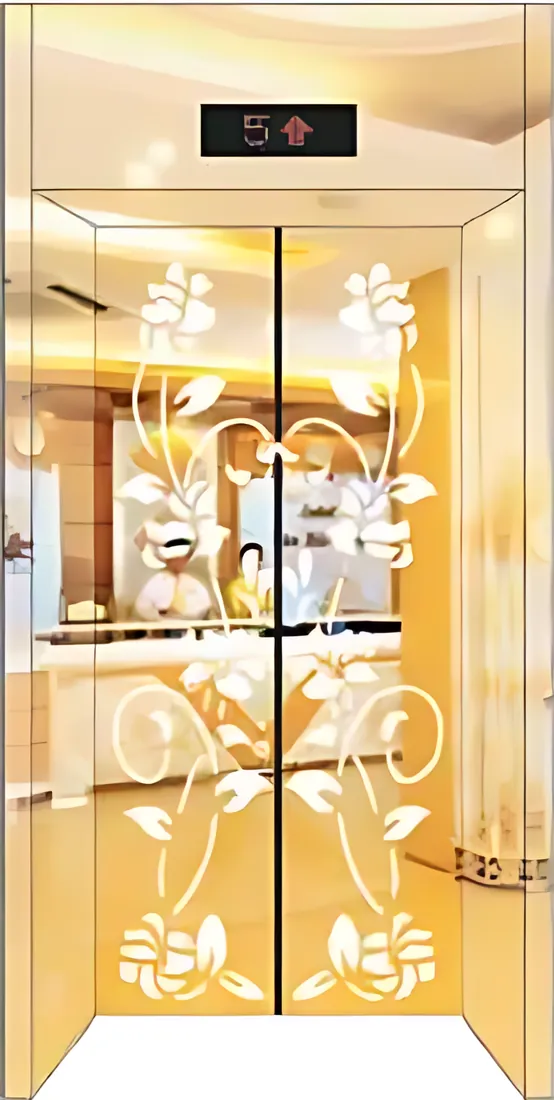 AS-HV15 · Cửa tầng hoa văn – phối cảnh sảnh