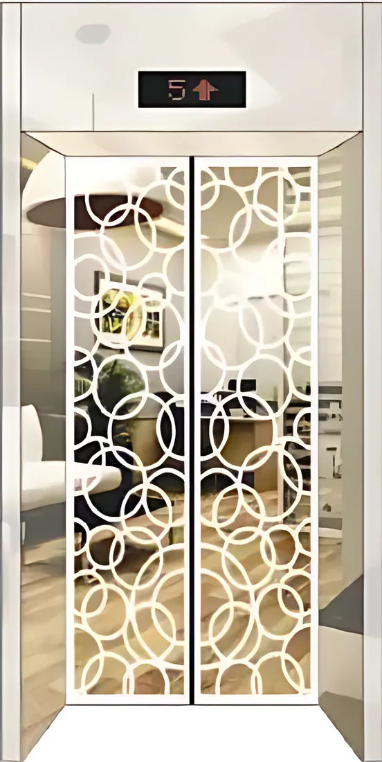 AS-HV17 · Cửa tầng hoa văn – phối cảnh sảnh