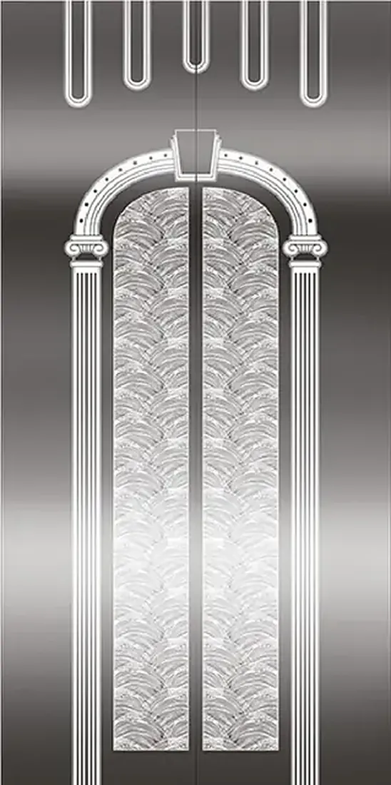 AS-HV26 · Hoa văn khắc trên inox