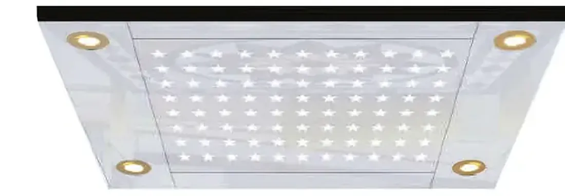 AS-T21 · Trần cabin inox, đèn LED